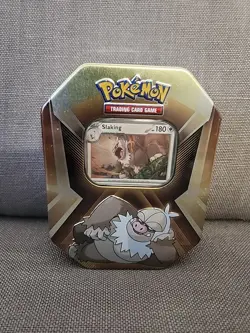 Pokemon TCG Slaking Triple Whammy Collector Tin Factory Sealed - Image 1