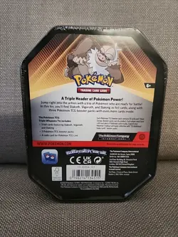 Pokemon TCG Slaking Triple Whammy Collector Tin Factory Sealed - Image 2