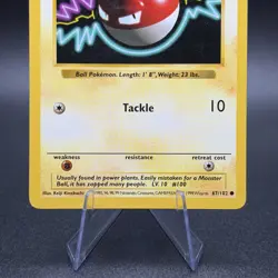 Pokemon Voltorb 067/102 Base Set (Shadowless) Regular - Image 3