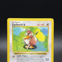 Pokemon Farfetch'd 027/102 Base Set (Shadowless) Regular - Image 2
