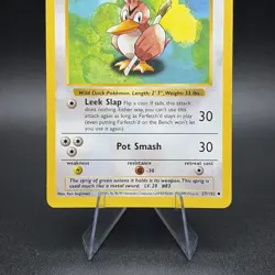 Pokemon Farfetch'd 027/102 Base Set (Shadowless) Regular - Image 3