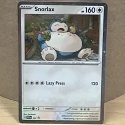 Pokemon Snorlax SVP 122 cosmos holo black star PROMO NM - Image 1