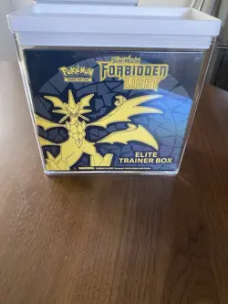 Pokemon Sun & Moon Forbidden Light Elite Trainer Box - Factory Sealed W/ Case 820650804335 - Image 1