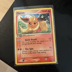 Pokemon TCG Flareon Holo Rare Card 2/17 Pop Series 3 2005 - Image 1