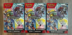 Pokemon TCG Journey Together SV09 LOT OF THREE BOOSTER BUNDLES (18 PACKS) SEALED - Image 1