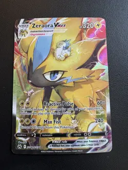 POKEMON TCG ZERAORA VMAX GG42/GG70 SWSH CROWN ZENITH GALARIAN GALLERY!! - Image 1