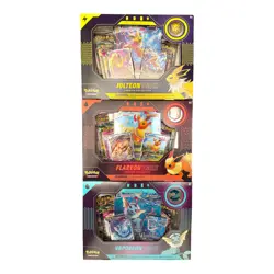 Pokemon TCG VMAX Premium Collection Vaporeon Jolteon Flareon Boxes New /Sealed - Image 1