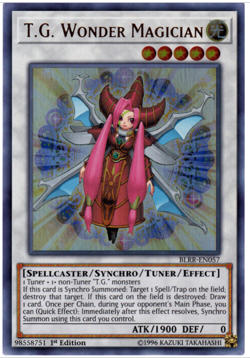 Yu-Gi-Oh! - T.G. Wonder Magician - BLRR-EN057 - Ultra Rare - 1st Edition- NM/M - Image 1