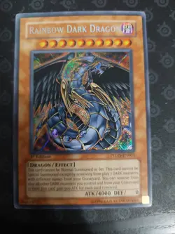 Yugioh Rainbow Dark Dragon PTDN-EN003 Secret Rare 1st Edition - Image 2