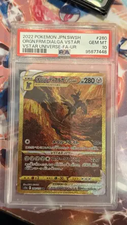 Pokemon TCG S12a: VSTAR Dialga Origin Forme Card 260/172 JPN Edition PSA 10 - Image 1