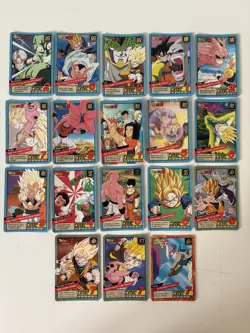 🇫🇷 Lot carte grand combat part 4 .. 18 Card fr dragon ball collection carddass - Image 1
