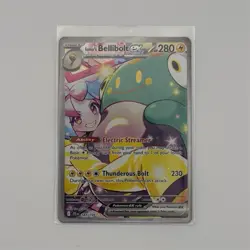 Pokemon Iono's Bellibolt EX Holo Lightning Card 183/159 280 HP English - Image 1