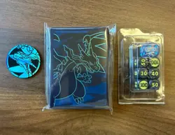 NO PACKS Pokemon Phantasmal Flames ETB Elite Trainer Box Card Sleeves Dice Coin - Image 1