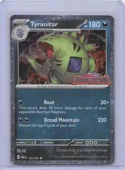 Tyranitar (Paldea Evolved Stamp) Promo Miscellaneous Cards & Products 135/193 NM - Image 1