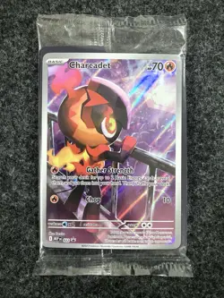 SEALED Charcadet 22 Black Star Promo Phantasmal Flames ETB Pokemon TCG Card - Image 1