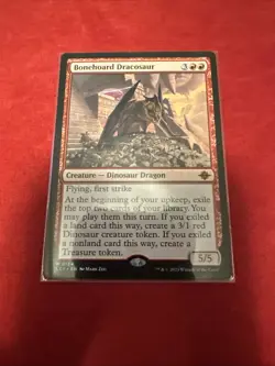 MTG Bonehoard Dracosaur Borderless, The Lost Caverns of Ixalan, Regular Mythic - Image 1