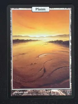 1x MTG Plains - Full Art - Unhinged (UNH) #136 - Magic the Gathering - Image 1