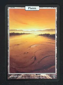 1x MTG Plains - Full Art - Unhinged (UNH) #136 - Magic the Gathering - Image 3