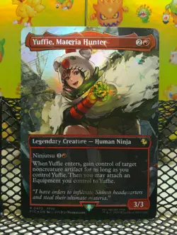 Yuffie, Materia Hunter #470 Chocobo Track Foil Promo MTG Final Fantasy - NM/M - Image 1