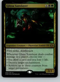 Glissa Sunslayer FOIL | Phyrexia: All Will Be One ONE 318 | NM | MTG - Image 1