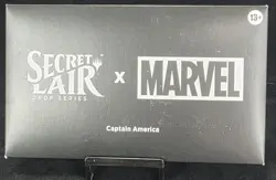 Magic the Gathering Secret Lair x Marvel Captain America Sealed Non-Foil Edition - Image 1