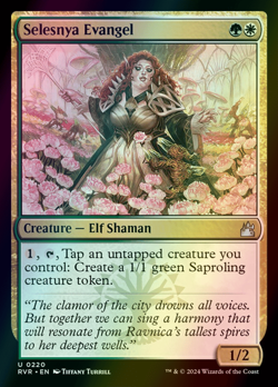 MTG Selesnya Evangel Foil ** Ravnica Remastered ** English (NM) - Image 1