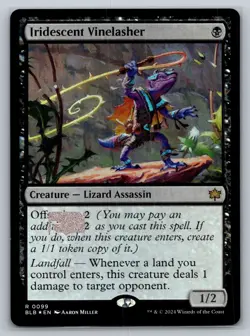 Iridescent Vinelasher Bloomburrow Foil - Image 1