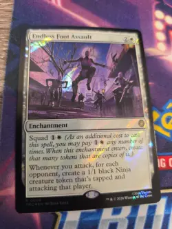 Endless Foot Assault (Surge Foil) MTG Commander: Teenage Mutant Ninja Turtles NM - Image 1