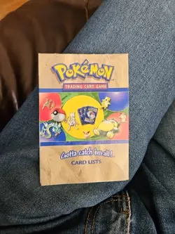 1999 Vintage Pokemon Trading Card Game - Card Lists (Base, Jungle, Fossil) - Image 1
