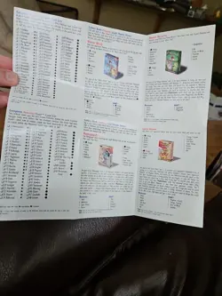 1999 Vintage Pokemon Trading Card Game - Card Lists (Base, Jungle, Fossil) - Image 2