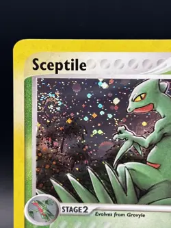 2003 Sceptile Pokemon EX Ruby Sapphire 11/109 Vintage Holo Rare LP/NM SWIRL! - Image 4