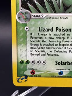 2003 Sceptile Pokemon EX Ruby Sapphire 11/109 Vintage Holo Rare LP/NM SWIRL! - Image 5