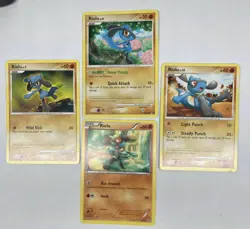 Pokemon TCG - Riolu Promo BW33 + POP SERIES 8 Lot (4 Cards) - Image 1