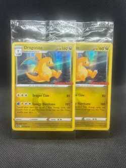 (1x) Pokemon TCG Dragonite 131/195 Silver Tempest GameStop Promo Stamp Sealed - Image 1