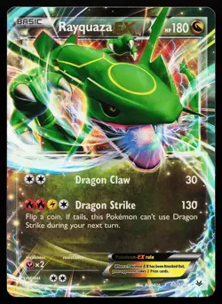Rayquaza EX 60/108 Holo XY Roaring Skies Pokemon Card - Image 1