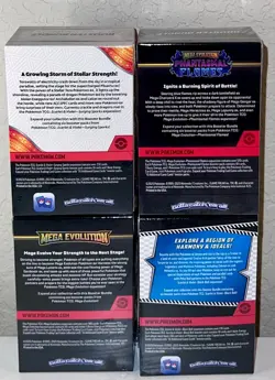 Pokemon Booster Bundle Lot Black Bolt, Surging, Phantasmal Flames, Mega New - Image 3