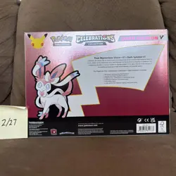Pokemon TCG Celebrations Collection Dark Sylveon V Box SEALED w/ Evolving Skies! - Image 3