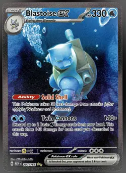 Blastoise EX | 200/165 | S&V 151 | Mint | Illustration Rare | Pokemon TCG - Image 1