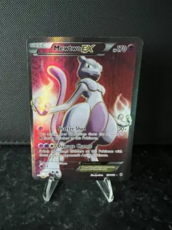 Pokemon XY Breakthrough Mewtwo EX Full Art 158/162 Ultra Rare - Image 1