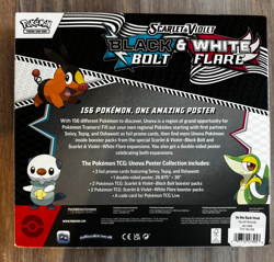 (Lot of 4) Pokemon TCG Black Bolt & White Flare Unova Poster Collection (Sealed) - Image 4