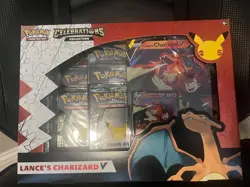 Pokemon TCG Celebrations Collection Lance's Charizard V Box 820650101625 - Image 1