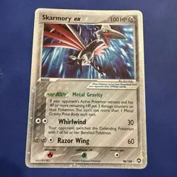 2007 POKEMON EX POWER KEEPERS #98/108 SKARMORY EX ULTRA RARE - Image 1