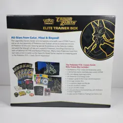 Pokemon Crown Zenith Elite Trainer Box New Factory Sealed with Plastic Protector 820650851476 - Image 4