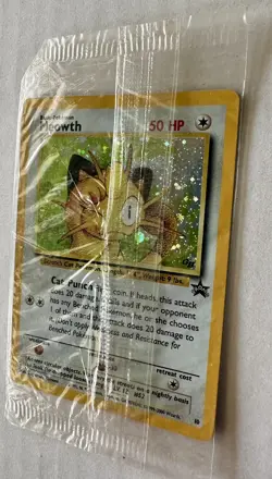 Pokemon TCG Meowth WOTC Black Star Promo Holo 10 Factory Sealed 🔥🔥 - Image 4