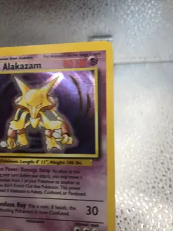 Pokemon English TCG Alakazam Base Set 1/102 Holo 1999-2000 Wizards OTC LP-NM! - Image 5