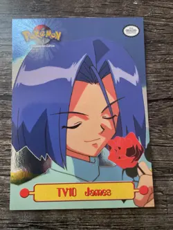 James TV10 Holo Foil 1999 Pokemon - Topps Series 1 - TV Near Mint + - Image 1