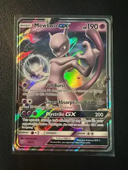2017 Pokemon Shining Legends Mewtwo Holo #39/73 - Image 1