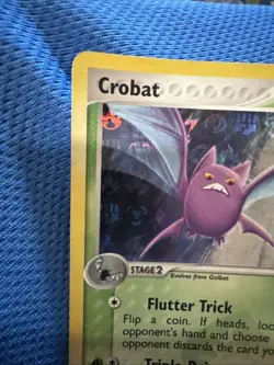 2004 Pokemon EX Hidden Legends Crobat Reverse Holo #3/101 NM- - Image 5