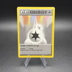 Pokemon Double Colorless Energy 096/102 First Edition Base Set (Shadowless) Reg - Image 1