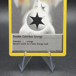 Pokemon Double Colorless Energy 096/102 First Edition Base Set (Shadowless) Reg - Image 3
